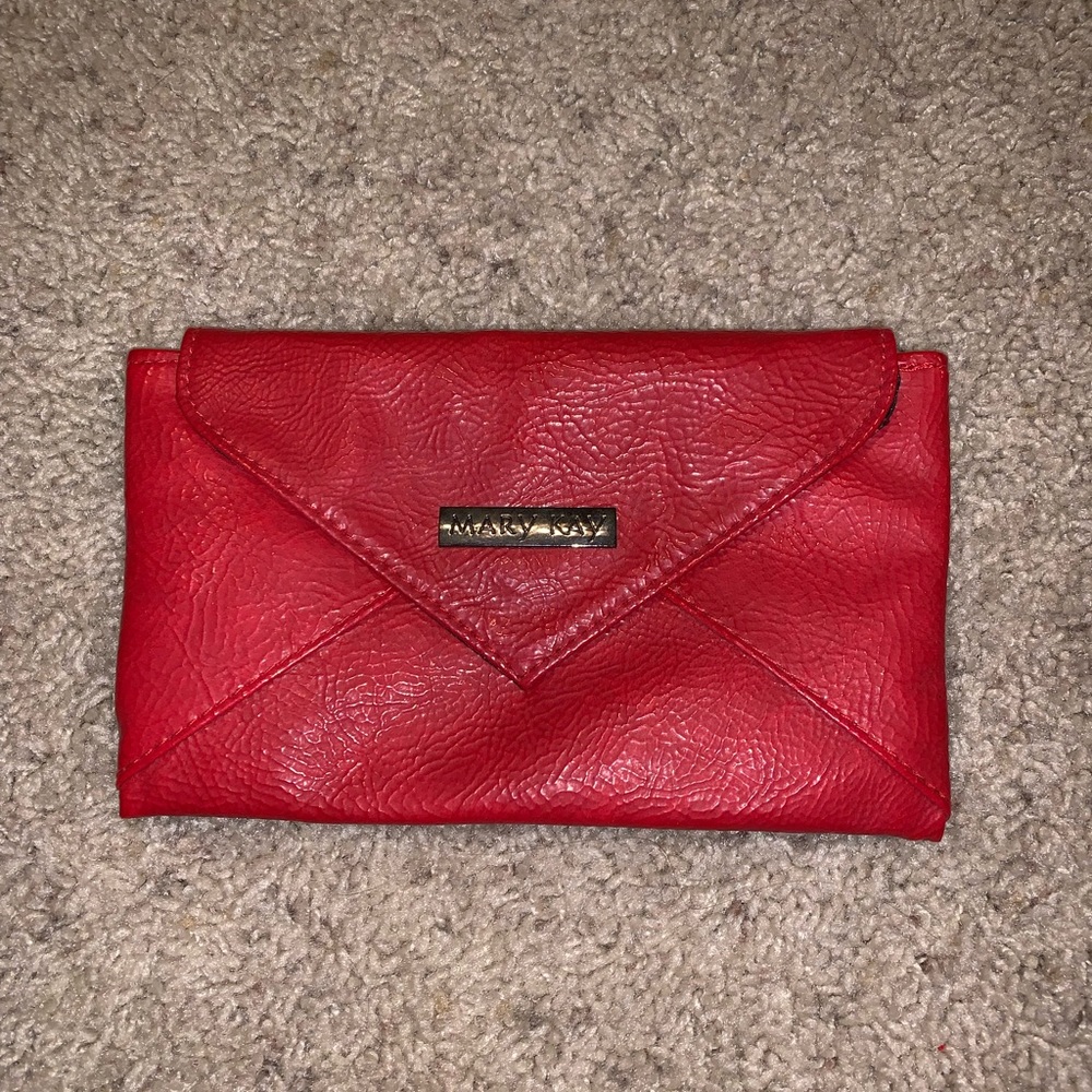 Mary Kay Red Clutch Purse-Discontinued